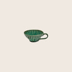 Green Verde Lanza Espresso Cup, Set of 2