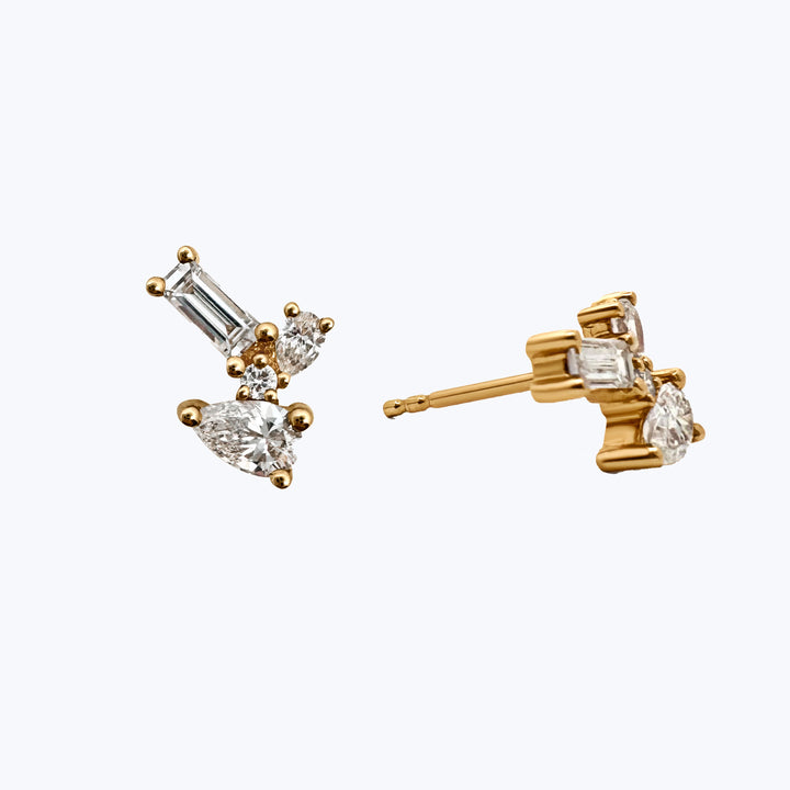 Image for Trellis Sprig Studs