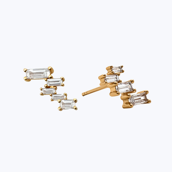 Image for Ascendant Baguette Diamond Studs
