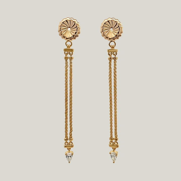Foxtail Chain Earring Tassels