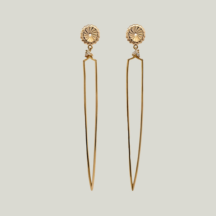 Trellis Lattice Earring Tassels