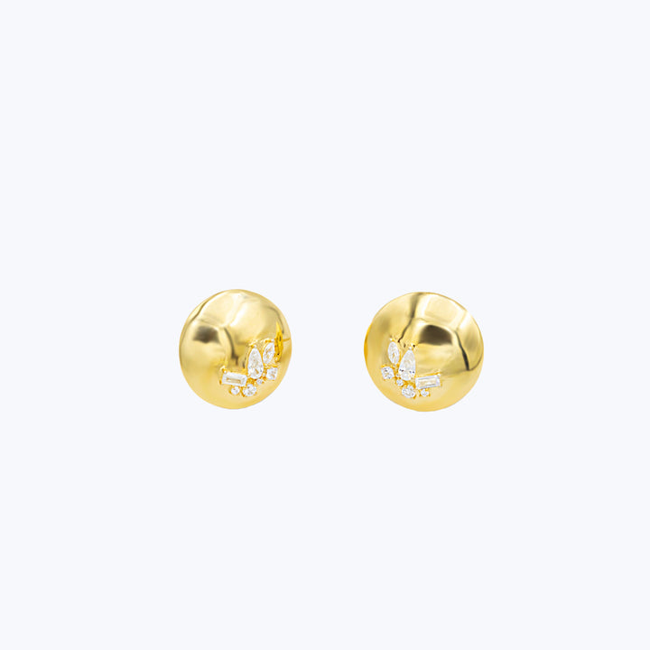 Image for 18k Trellis Dome Studs
