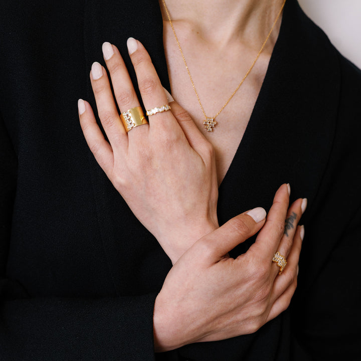 Image for 18k Baguette Diamond Band