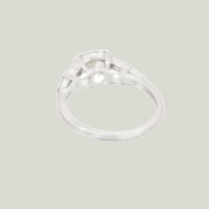 Image for Platinum Diamond Engagement Ring 2.14ct Center Size 5.5