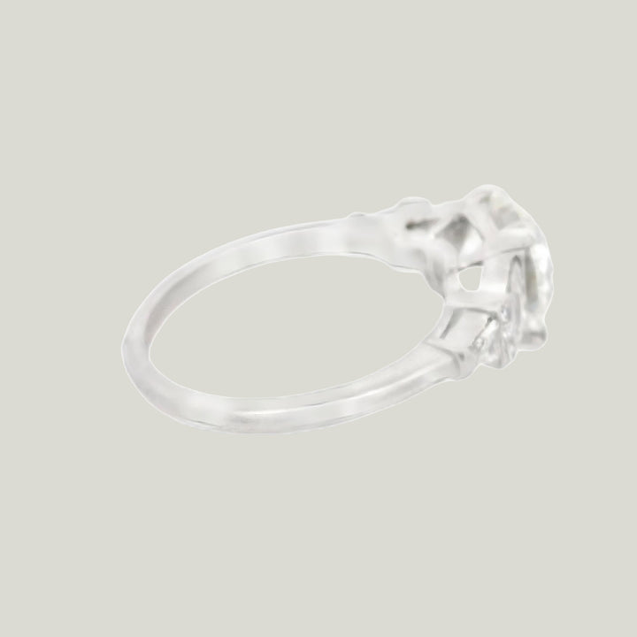 Image for Platinum Diamond Engagement Ring 2.14ct Center Size 5.5