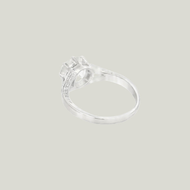 Image for Platinum Diamond Engagement Ring 2.54ct Center Size 7
