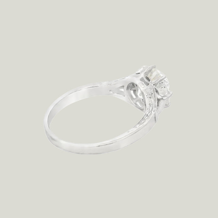 Image for Platinum Diamond Engagement Ring 2.54ct Center Size 7