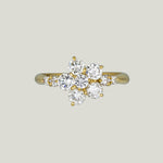 Image for 18KYG 1.04 ct. Diamond Flower Ring