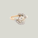 Antique 18K Yellow Gold 1.36 ct. Diamond Engagement Ring