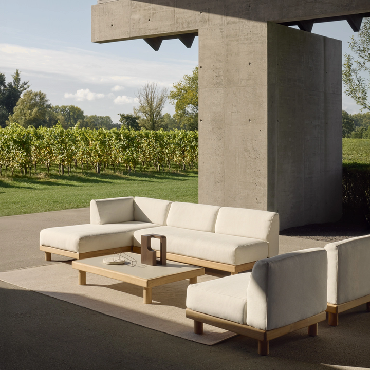 Monocle Outdoor Armless Sofa