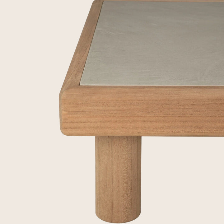 Monocle Concrete-Top Outdoor Coffee Table