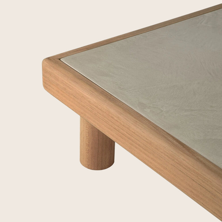 Monocle Concrete-Top Outdoor Coffee Table