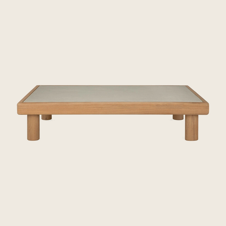 Monocle Concrete-Top Outdoor Coffee Table
