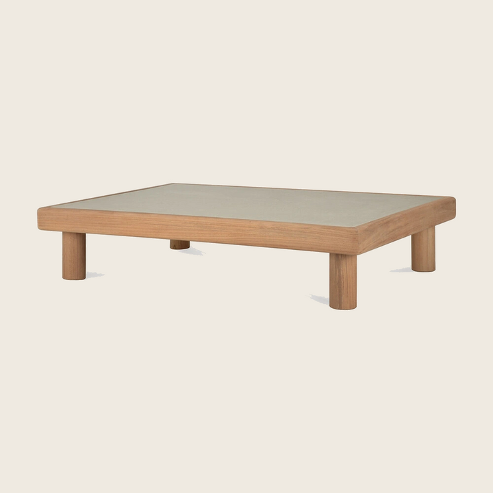 Monocle Concrete-Top Outdoor Coffee Table