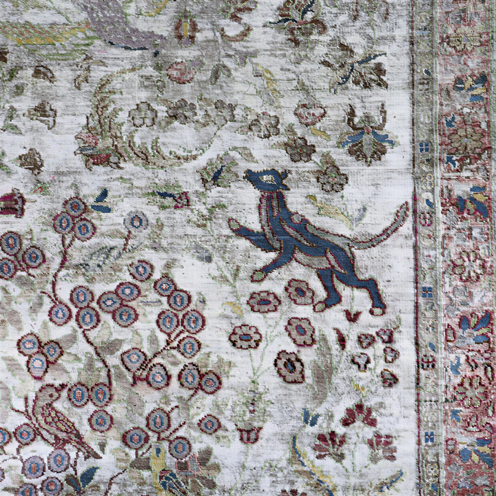 Image for Cream Alchemy Traditional Silk Rug - 9'9" x 13'7"