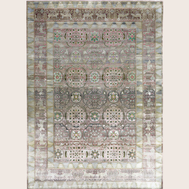Image for Pink Alchemy Traditional Silk Rug - 8'9" x 12'3"