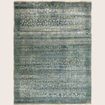 Image for Blue Alchemy Traditional Silk Wool Blend Rug - 7'7" x 10'1"