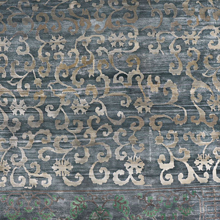 Image for Blue Alchemy Traditional Silk Wool Blend Rug - 7'7" x 10'1"