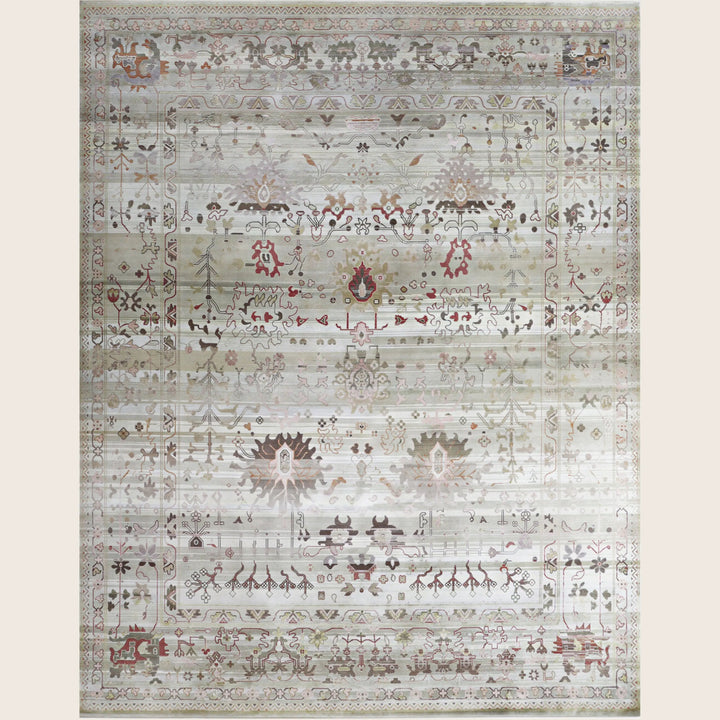 Image for Grey Alchemy Traditional Silk Rug - 11'10" x 15'2"