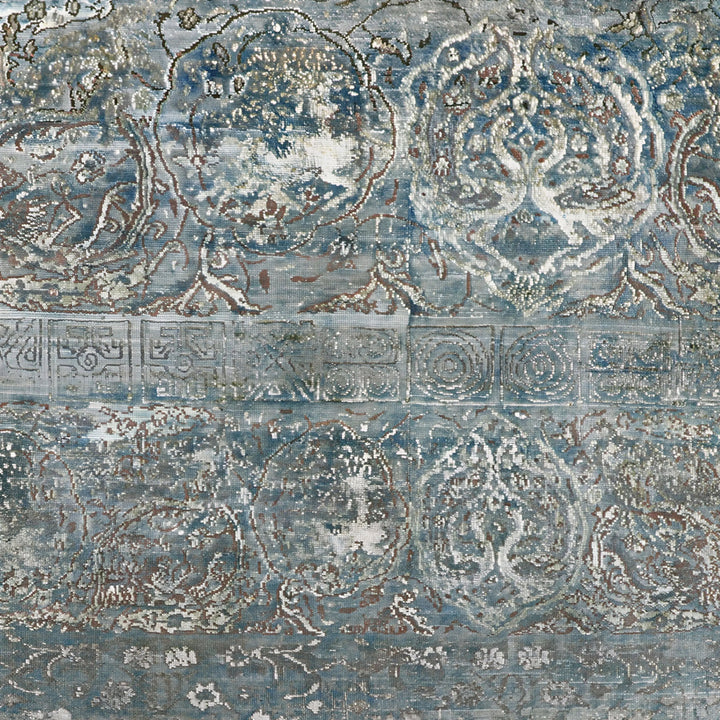 Image for Blue Alchemy Traditional Wool Silk Blend Rug - 8'9" x 12'0"