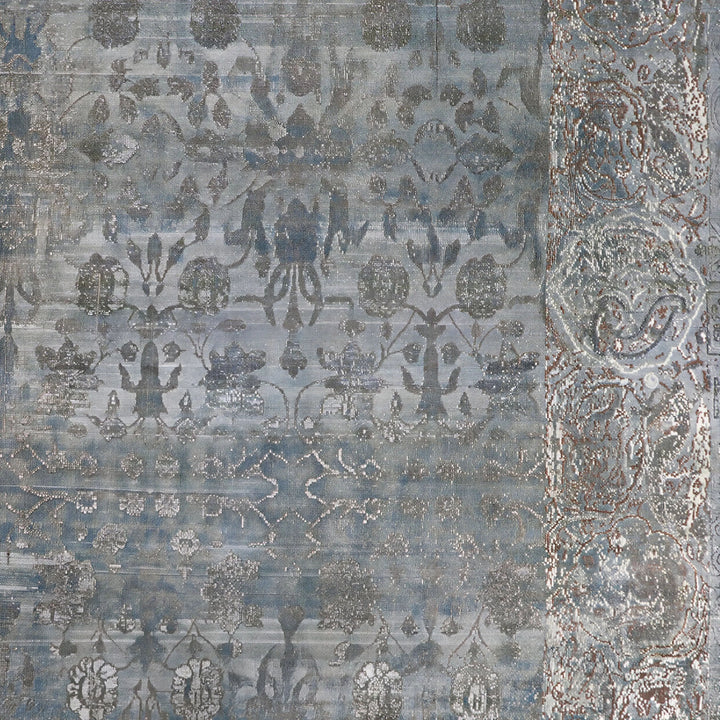 Image for Blue Alchemy Traditional Wool Silk Blend Rug - 8'9" x 12'0"