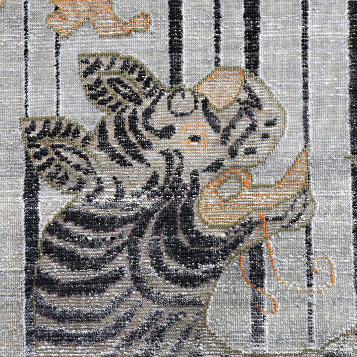 Image for Grey Alchemy Transitional Wool Linen Blend Rug - 6'3" x 9'1"