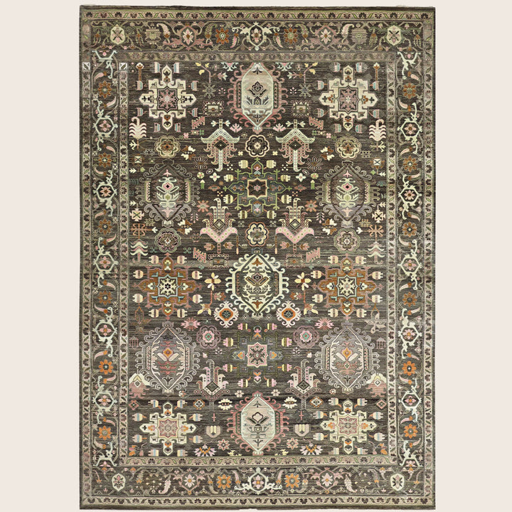 Image for Brown Alchemy Traditional Wool Rug - 8'10" x 12'8"