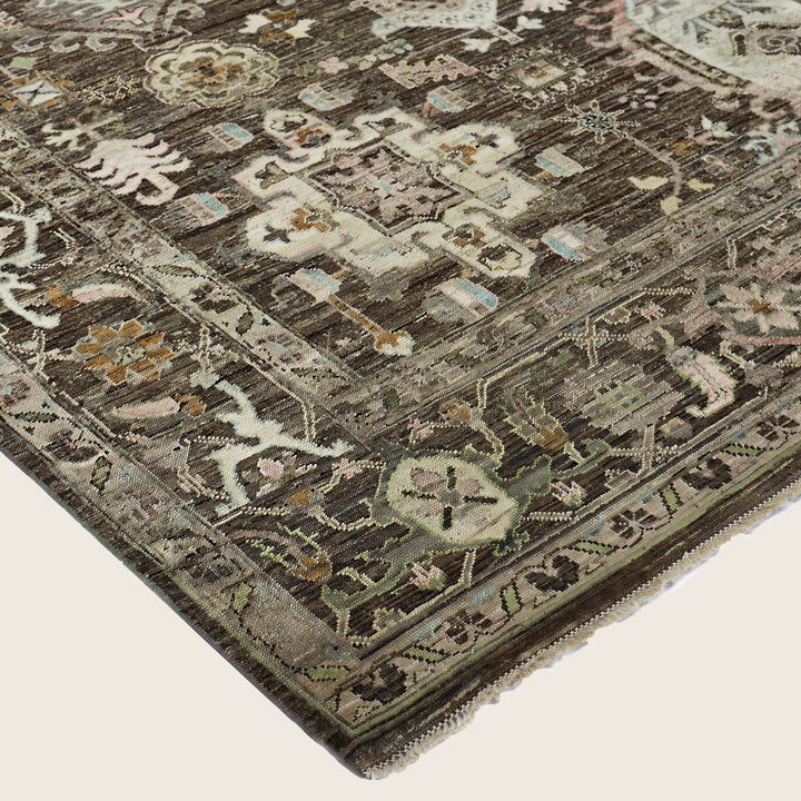 Image for Brown Alchemy Traditional Wool Rug - 8'10" x 12'8"