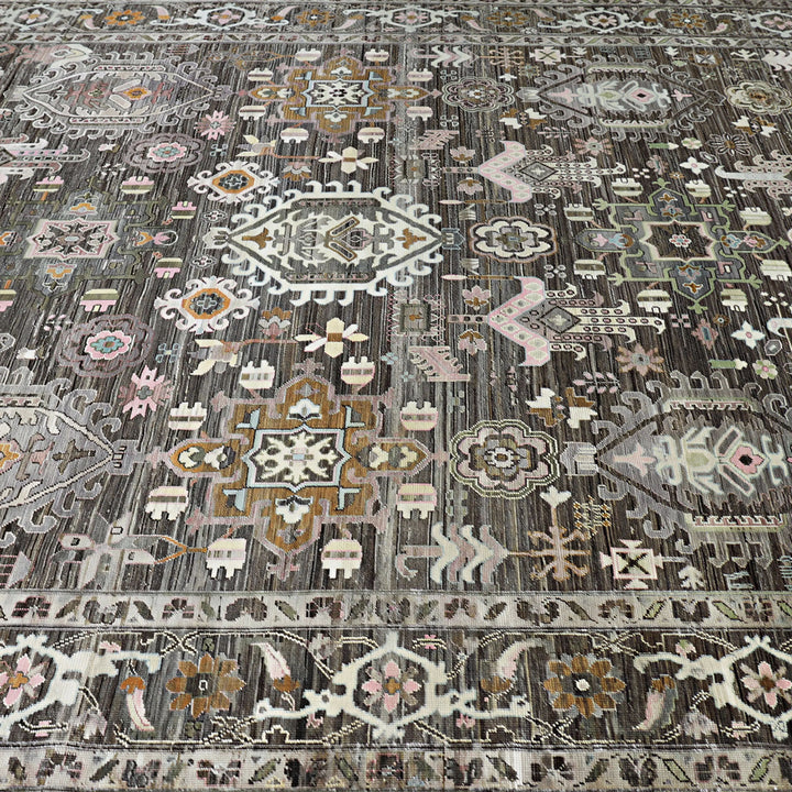 Image for Brown Alchemy Traditional Wool Rug - 8'10" x 12'8"