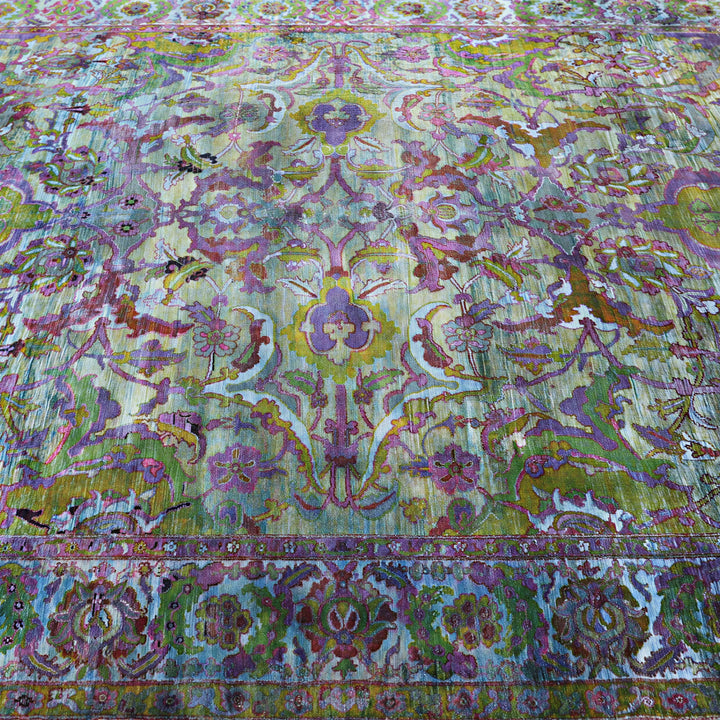 Image for Blue Alchemy Traditional Wool Linen Blend Rug - 8'1" x 9'11"
