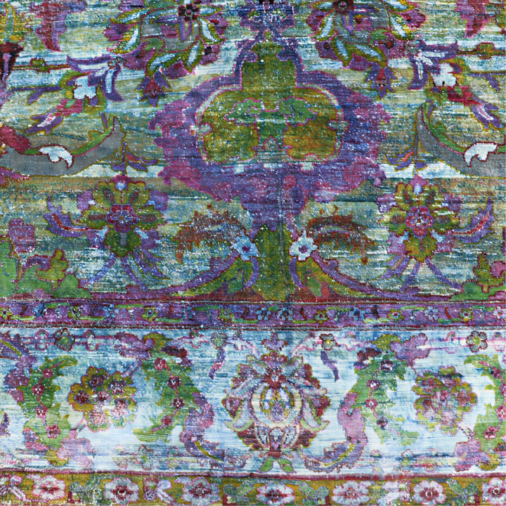 Image for Blue Alchemy Traditional Wool Linen Blend Rug - 8'1" x 9'11"