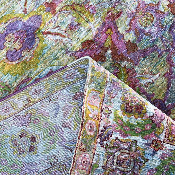 Image for Blue Alchemy Traditional Wool Linen Blend Rug - 8'1" x 9'11"