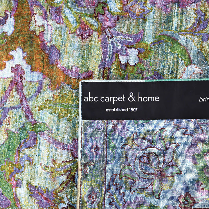 Image for Blue Alchemy Traditional Wool Linen Blend Rug - 8'1" x 9'11"