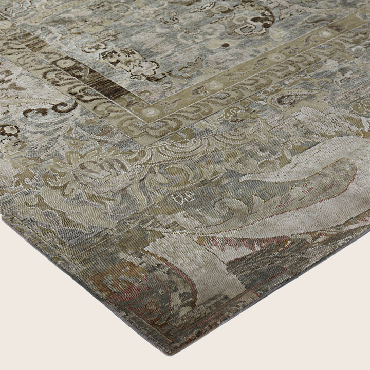 Image for Brown Alchemy Traditional Silk Wool Rug - 9'11" x 14'3"