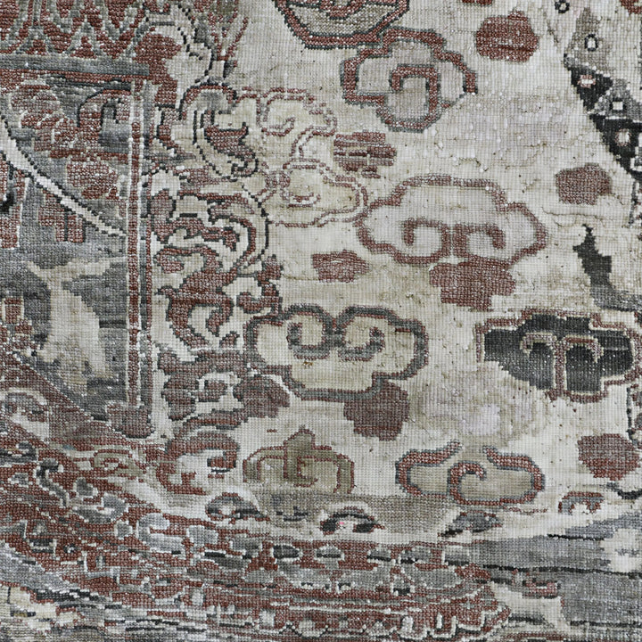 Image for Brown Alchemy Traditional Silk Wool Rug - 9'11" x 14'3"