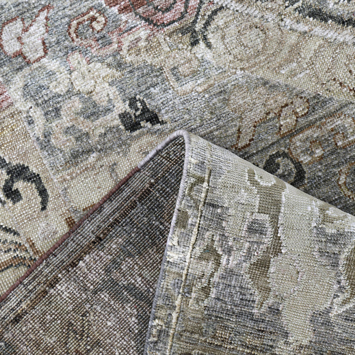Image for Brown Alchemy Traditional Silk Wool Rug - 9'11" x 14'3"