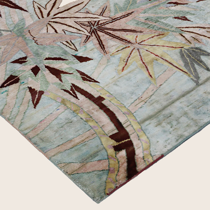 Image for Blue Alchemy Contemporary Silk Wool Blend Rug - 5'10" x 9'