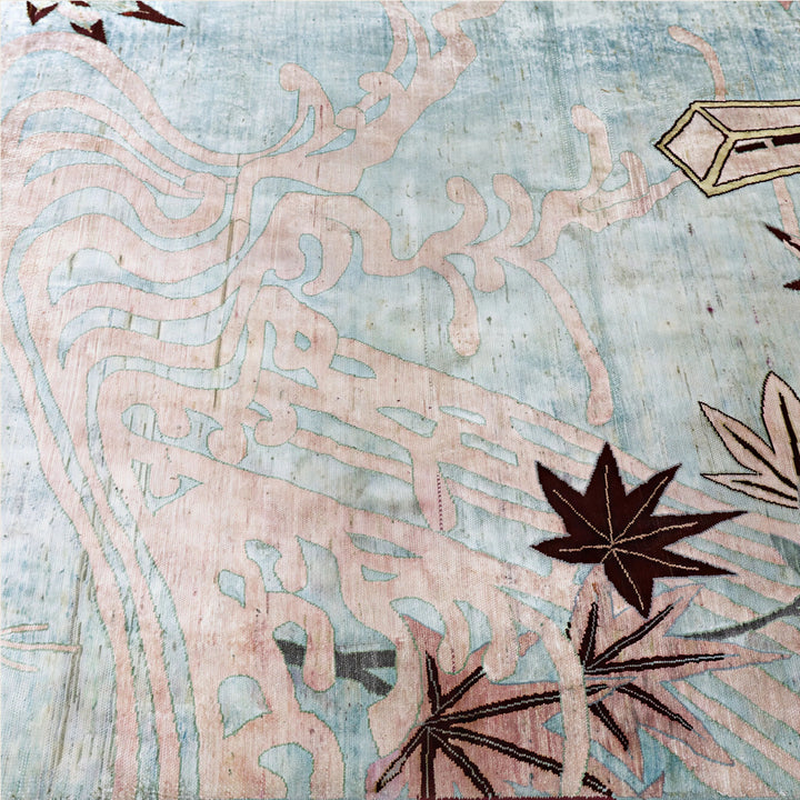 Image for Blue Alchemy Contemporary Silk Wool Blend Rug - 5'10" x 9'