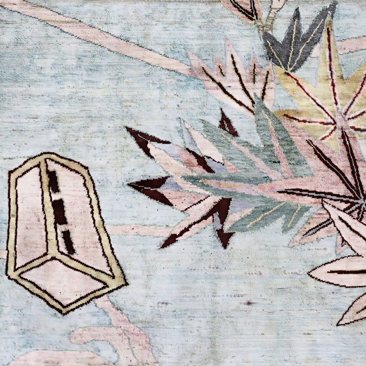 Image for Blue Alchemy Contemporary Silk Wool Blend Rug - 5'10" x 9'