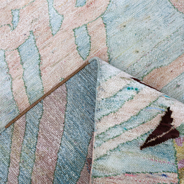 Image for Blue Alchemy Contemporary Silk Wool Blend Rug - 5'10" x 9'