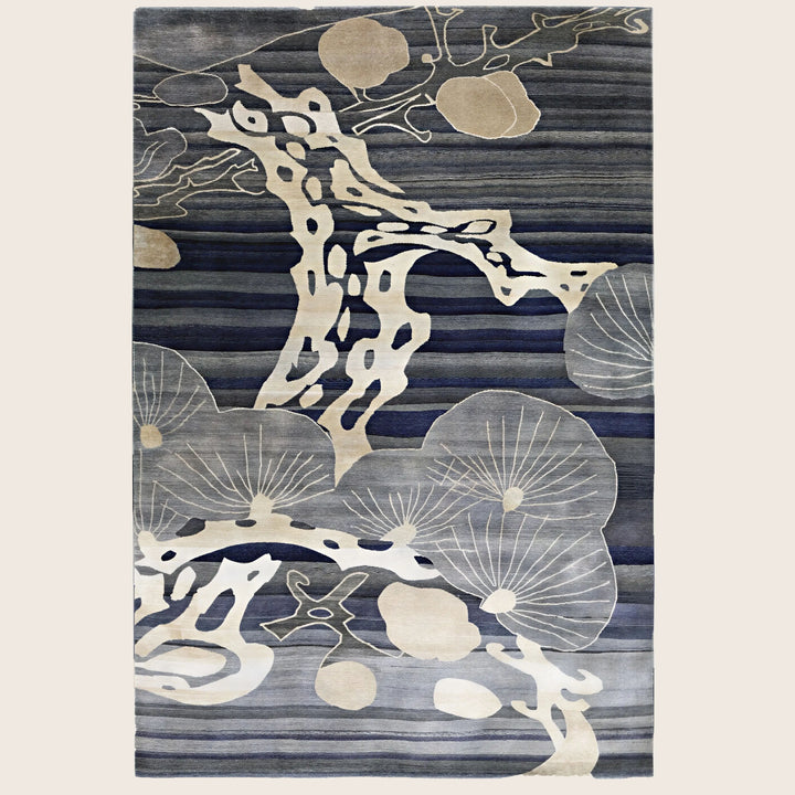 Image for Grey Alchemy Contemporay Silk Rug - 6' x 9'2"