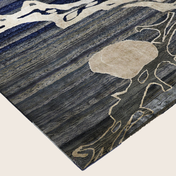 Image for Grey Alchemy Contemporay Silk Rug - 6' x 9'2"