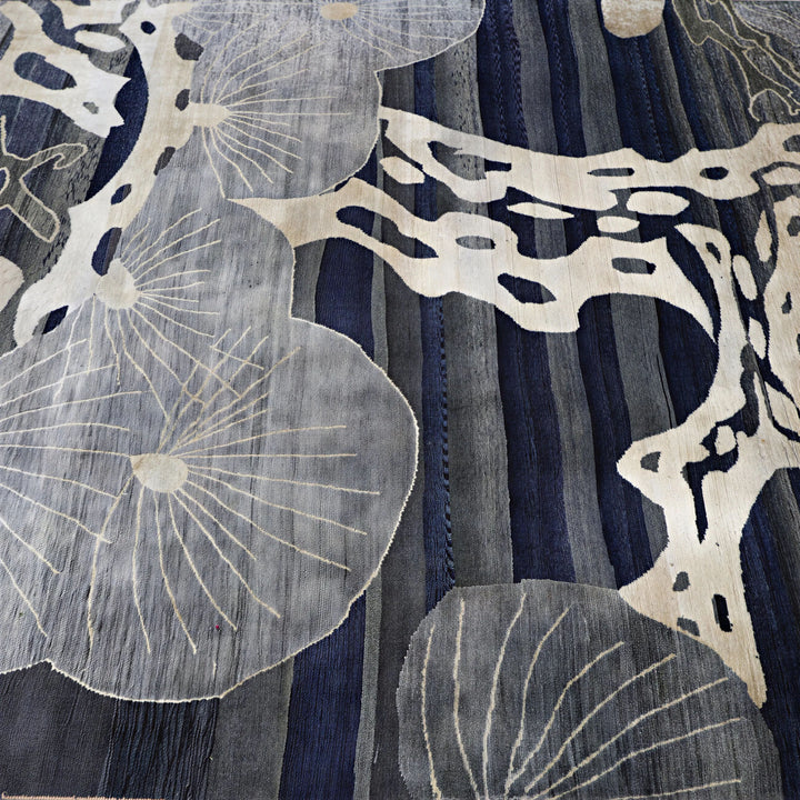 Image for Grey Alchemy Contemporay Silk Rug - 6' x 9'2"