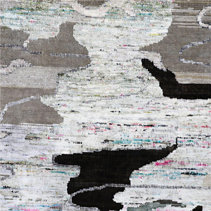 Image for Light Blue Alchemy Transitional Wool Silk Blend Rug - 8'2" x 10'2"
