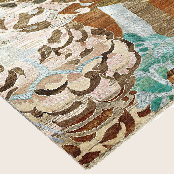 Image for Multicolored Alchemy Transitional Wool Silk Blend Rug - 8'11" x 11'10"