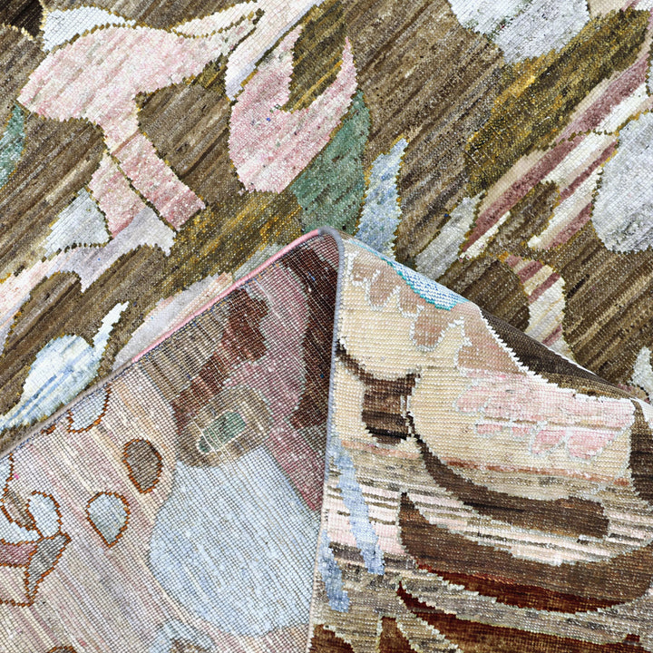 Image for Multicolored Alchemy Transitional Wool Silk Blend Rug - 8'11" x 11'10"