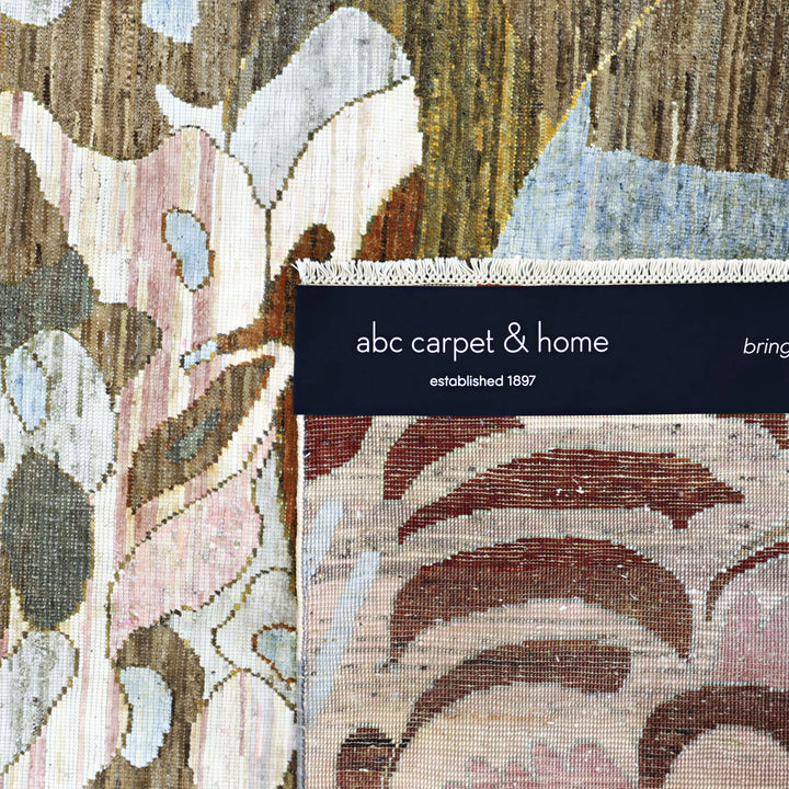 Image for Multicolored Alchemy Transitional Wool Silk Blend Rug - 8'11" x 11'10"