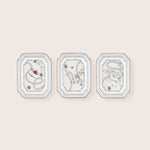 Image for Set of 3 small Chatc-alls cm 12,5x9,5 in. 4,9x3,7