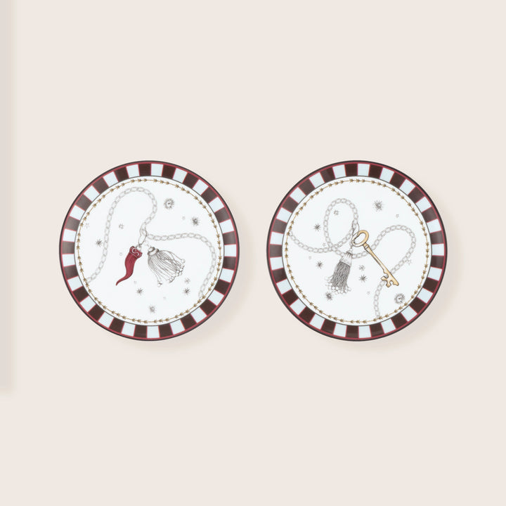 Image for Venezia Set of 2 mini Plates cm 16 in. 6,3