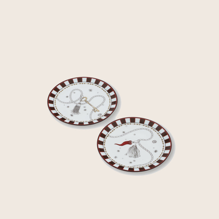 Image for Venezia Set of 2 mini Plates cm 16 in. 6,3